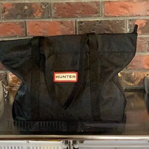 Navy Blue Nylon Hunter Tote Bag